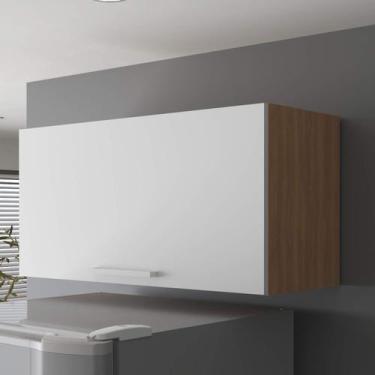 Imagem de Armário Aéreo de Cozinha 80cm 1 Porta Basculante Copacabana Móvel na C