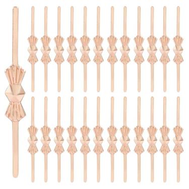 Imagem de Murtenze 350 peças de clipes de conectores de lustre - substituição de candelabro para fixação de peças de cristais (33 mm ouro rosa)