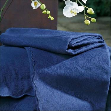 Imagem de Colcha Piquet Super Solteiro Tognato Capela Azul Marino Algo