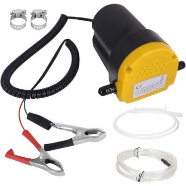Imagem de WAMTHUS Bomba extratora de óleo para troca de óleo, 12 V 60 W bomba de transferência de fluido diesel Qucik extrator de óleo sucção para carro, barco, motocicleta, caminhão, RV ATV (atualização)