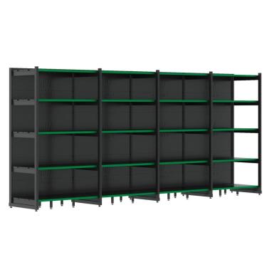 Imagem de Rack Gôndola Parede 1 Inicial 3 Continuações 2,00m 5 Níveis 4560kg Fit Amapá