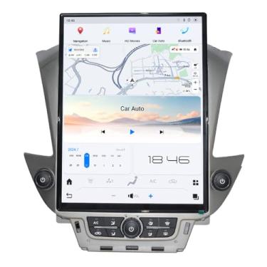 Imagem de Rádio automotivo Qualcomm Android 13 de 15,6 polegadas 8G + 128 GB para Chevrolet Suburban Tahoe GMC Yukon 2014-2020, estéreo, atualização, estilo Tesla, reprodutor multimídia, tela sensível ao toque