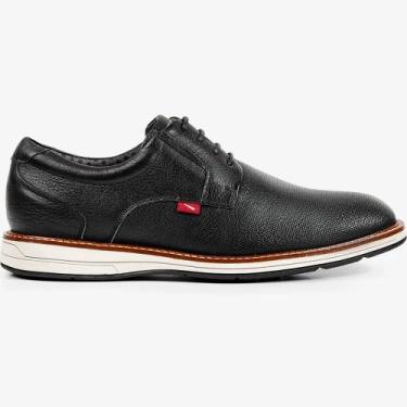 Imagem de Sapato Ferracini Kingston Preto e Branco Masculino, 41