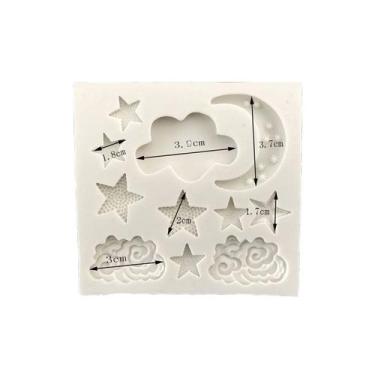 Imagem de Molde de Nuvem, Lua e Estrela - GMEZN1127 -  Prime Chef