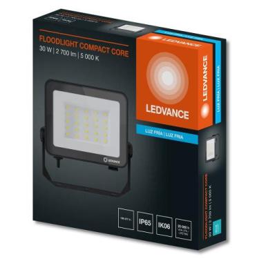 Imagem de Refletor led 30w 5000k biv preto ledvance 7020979