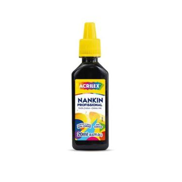 Imagem de Tinta nankin Acrilex preto 520 20ml