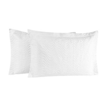 Imagem de Porta-Travesseiro 70X50Cm Algodão 2 Unidade Percal 180 Fios - SEVEN EN
