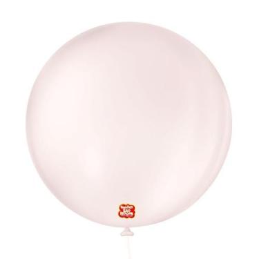 Imagem de BALÃO LISO REDONDO - SÃO ROQUE Nº 05 - CANDY COLORS - ROSA - Pacote co