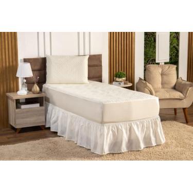 Imagem de Protetor Capa De Colchão Solteiro Impermeável Cama Box - Angel Distrib