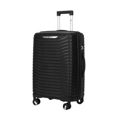 Imagem de Mala Travelux Scuol Grande 32 Kg Preta - Expansível e Cadeado TSA