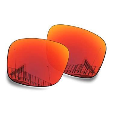 Imagem de Well-aimed Lentes de substituição compatíveis com óculos de sol Dragon Baile - vermelho irídio polarizado