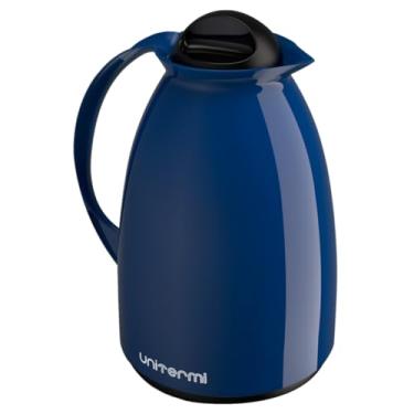 Imagem de Garrafa Térmica 650ml Florença Unitermi Café Leite Chá Água Tereré Chimarrão (AZUL)