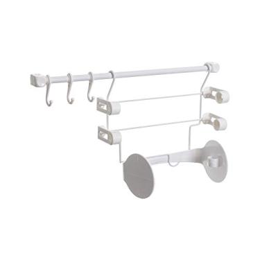 Imagem de Kit Cozinha Suspensa Nº1 Organizador, Metaltru, Branco com Branco