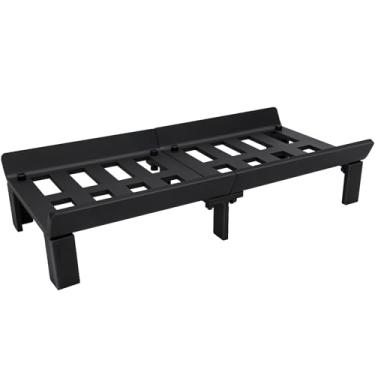 Imagem de G GOOD GAIN Grelha de lareira 50,8 cm - Grelhas de fogão a lenha resistente | Suporte de tronco de lareira | Rack de ferro forjado para lenha | Bandeja para lareira de chaminé interna e ferramenta de