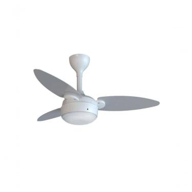 Imagem de Ventilador De Teto Ventisol Elluz Inverter Controle Remoto Branco Com Cinza Bivolt