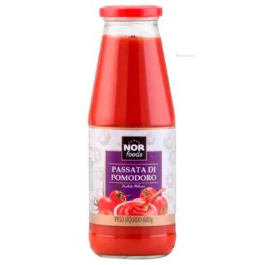 Imagem de Molho de tomate passata di pomodoro classica nor foods 680g