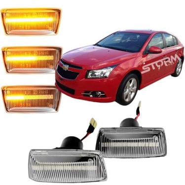 Imagem de Pisca Seta Sequencial Cruze Transparente - Chevrolet