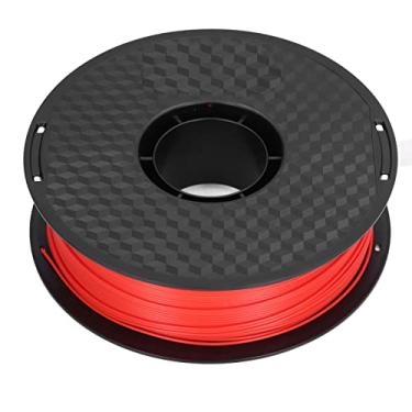 Imagem de Filamento PLA 1,75 mm de alta precisão 3D Material de impressão de impressora Forte tenalide baixa Warp para modelos de impressão 3D Prototipos de plástico 1kg Spool (Vermelho)