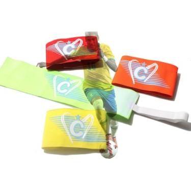 Imagem de DQL Braçadeira De Capitão De Futebol Infantil, Equipamento Esportivo Para Jovens E Adolescentes, Pacote Com 4 Braçadeiras De Capitão Para Adolescentes