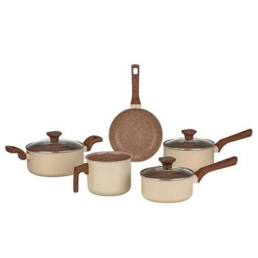 Imagem de Jogo de Panelas Com 5 Peças Mimo Style Pratic Cook Indução C