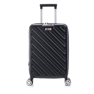 Imagem de Mala De Viagem Compacta Rodas 360º Cadeado Preto Nautika