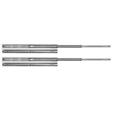 Imagem de Kit 4 Corrediças Telescópicas 50Cm 25Kg Para Gaveta 2 Pares