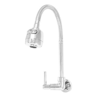 Imagem de 2X Torneira Cozinha Parede Gourmet Flexível 2 Jatos Arejador