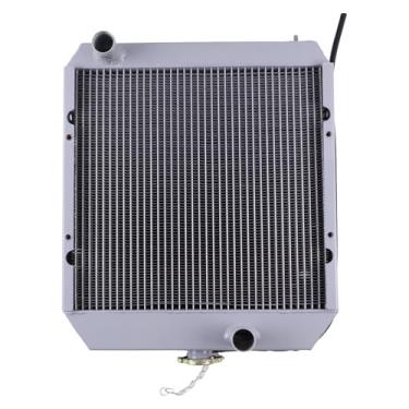 Imagem de Chamixx Radiador de 2 fileiras 121462 055041 134140 compatível com Gehl Skidsteer SL4510 SL4525 SL4610 SL4615 SL4625 SL4625SX 4500 4520 HL4400 HL4500 0 HL4 Carregador 600 HL4700 SL3825