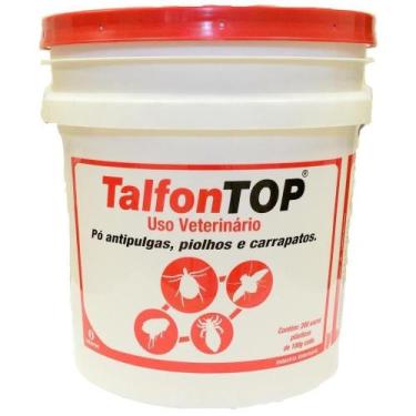 Imagem de Talfon Top Indubras Inseticida Pó 100g Antipulga,Carrapato,Piolho - Em