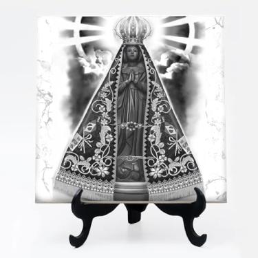 Imagem de Quadro azulejo Nossa Senhora Aparecida Céu 25