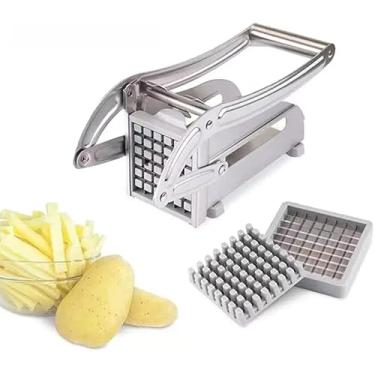 Imagem de Cortador Industrial de Batata Palito Inox Profissional Picador de Legumes