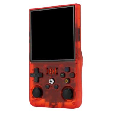 Imagem de Console de Jogos Portátil R36MAX, Console de Videogame Portátil Com Joysticks 3D Duplos, Mais de 60 Jogos de Emulador, Bateria de 4000mAh (64GB)
