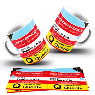 Imagem de Caneca Divertida Engraçada  Caneca de Porcelana 325ml Branca  Presente