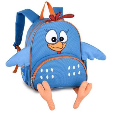Imagem de Mochila Costas Galinha Pintadinha Infantil Escolar Aula Asas