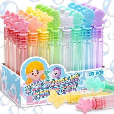 Imagem de Mermaid Bubbles Cawiew 32 unidades para crianças com caixa de presente