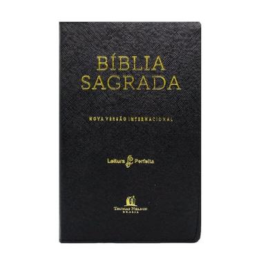 Imagem de Biblia Nvi Slim Capa Luxo Preta  Edifique - Editora Ebenezer