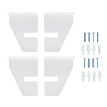 Imagem de Suporte de parede para skate, suporte de parede de acrílico transparente, deck de armazenamento para pranchas longboards, cruiser, material premium, economia de espaço, suporte forte, fácil instalação