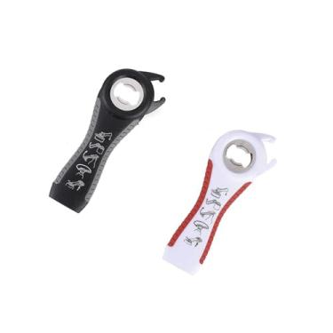 Imagem de PLAYTHROUGH Abridor de garrafas multifuncional pacote com 2, abridor de frascos 5 em 1 abre facilmente a tampa giratória, tampa de garrafa, tampa de conserva e aba de lata (preto, cinza, branco