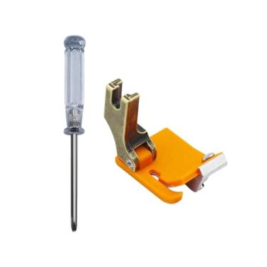 Imagem de shamjina Calcador multifuncional para bainha, acessório para máquina de costura, eficiente, leve e fácil de usar.