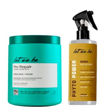 Imagem de Kit Btx Pro Repair 1kg e Spray Duo Effect 260ml Let Me Be