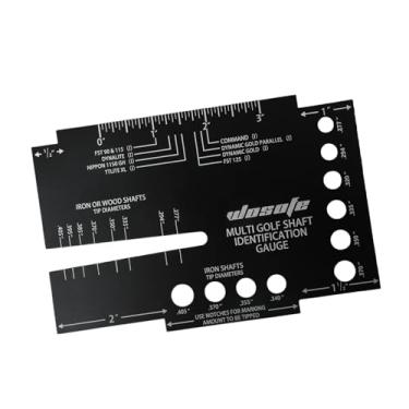 Imagem de Pegciuho Régua para Identificação Da Ponta Do Eixo Do Taco de Golfe, Ferramenta de Gabarito, Equipamento de Medição Multiuso, E Prático.