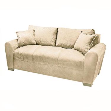 Imagem de Sofá 3 Lugares Super Macio Fortaleza Finezzi Capuccino