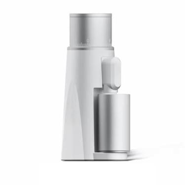 Imagem de Moinho de Café Elétrico para Espresso, Café Filtro e Prensa Francesa - Carcaça em Alumínio (Branco)