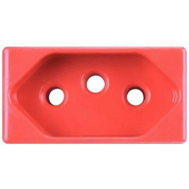 Imagem de Tomada 20a Vermelha Tramontina - Módulo Elétrico De Alta Potência