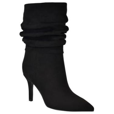 Imagem de Nine West Bota feminina de cano médio, Preto 002, 41