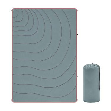 Imagem de Whtkoph Cobertor de acampamento, equipamento quente, edredom de viagem, tapete de para clima frio, estádio ao ar livre, Cinza