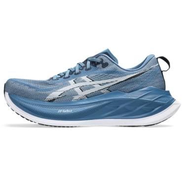 Imagem de ASICS Tênis de corrida unissex adulto SUPERBLAST, Mar de inverno/branco, 6 Women/4.5 Men