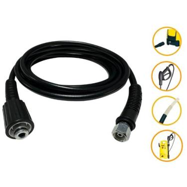 Imagem de Mangueira de Nylon 5 Mts Tramontina Master 1300psi 9MPa 1200W Lavadora