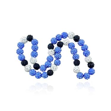 Imagem de Xeyau Colar de beisebol para homens, acessórios de beisebol, contas de gotejamento, corrente brilhante, coleção de gelo, colares, bolas de beisebol, joias, 20 inch, Zinco, Zircônia cúbica