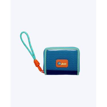 Imagem de Carteira Infantil Color Block Puket 050404300, Azul, UN